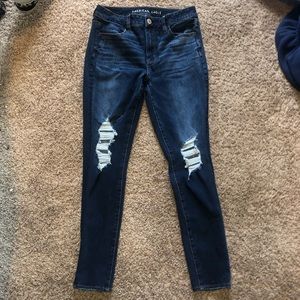 Dark blue American eagle jeans